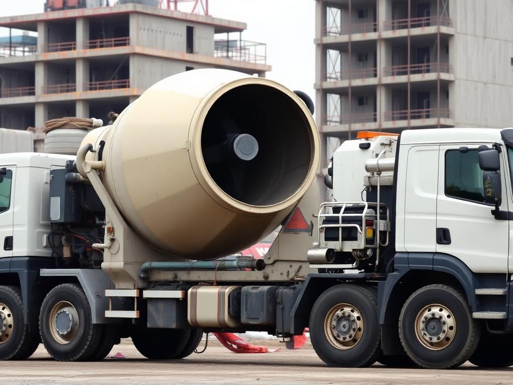 Concrete mixer trucks